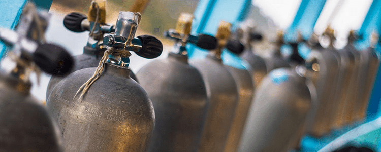Газовые баллоны в Панфиловской